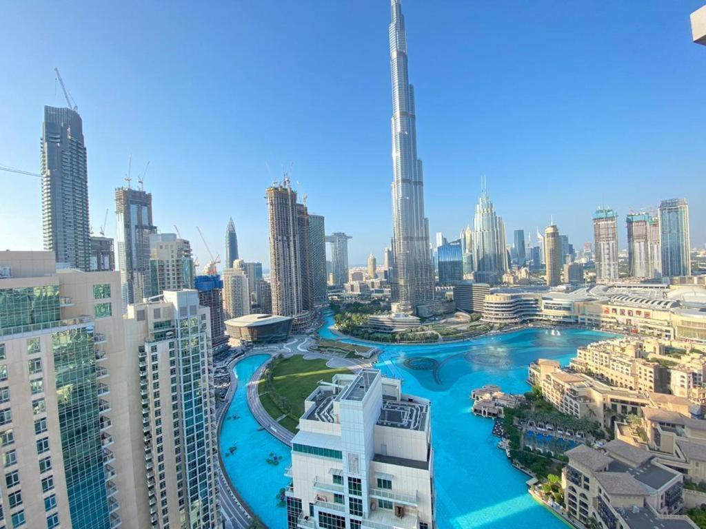 Durrani Homes - Luxury Living Besides Panoramic Fountain And Burj Khalifa View- Burj Khalifa Fireworks Дубай Екстериор снимка